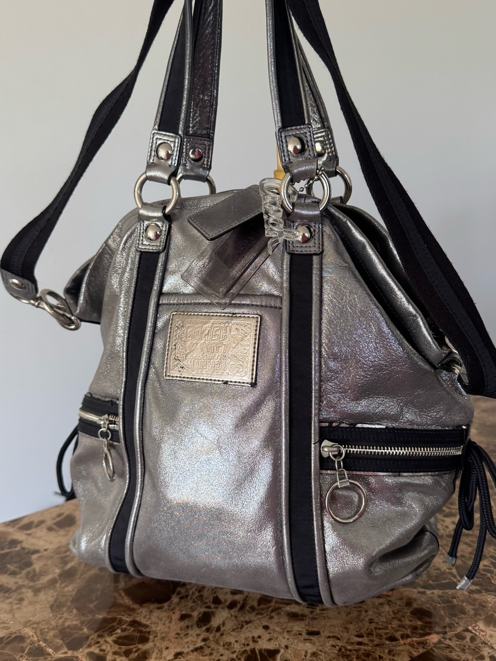 Coach - Poppy Metalic Glam Tote